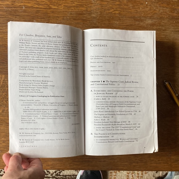 Constitutional law and politics volume 2 ninth edition by David O’Brien - Picture 6 of 11